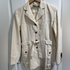 Women's Cream African Safari Egyptian ExplorerJacket Archaeology